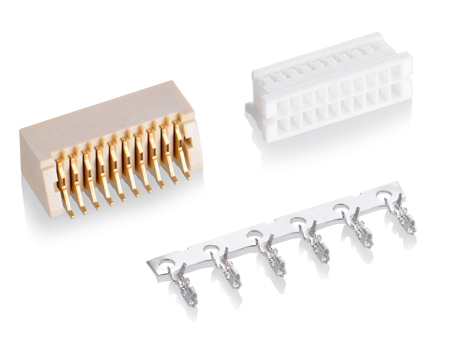 1511 Double Row Series 1.50mm Pitch (.059＂) 线对板连接器